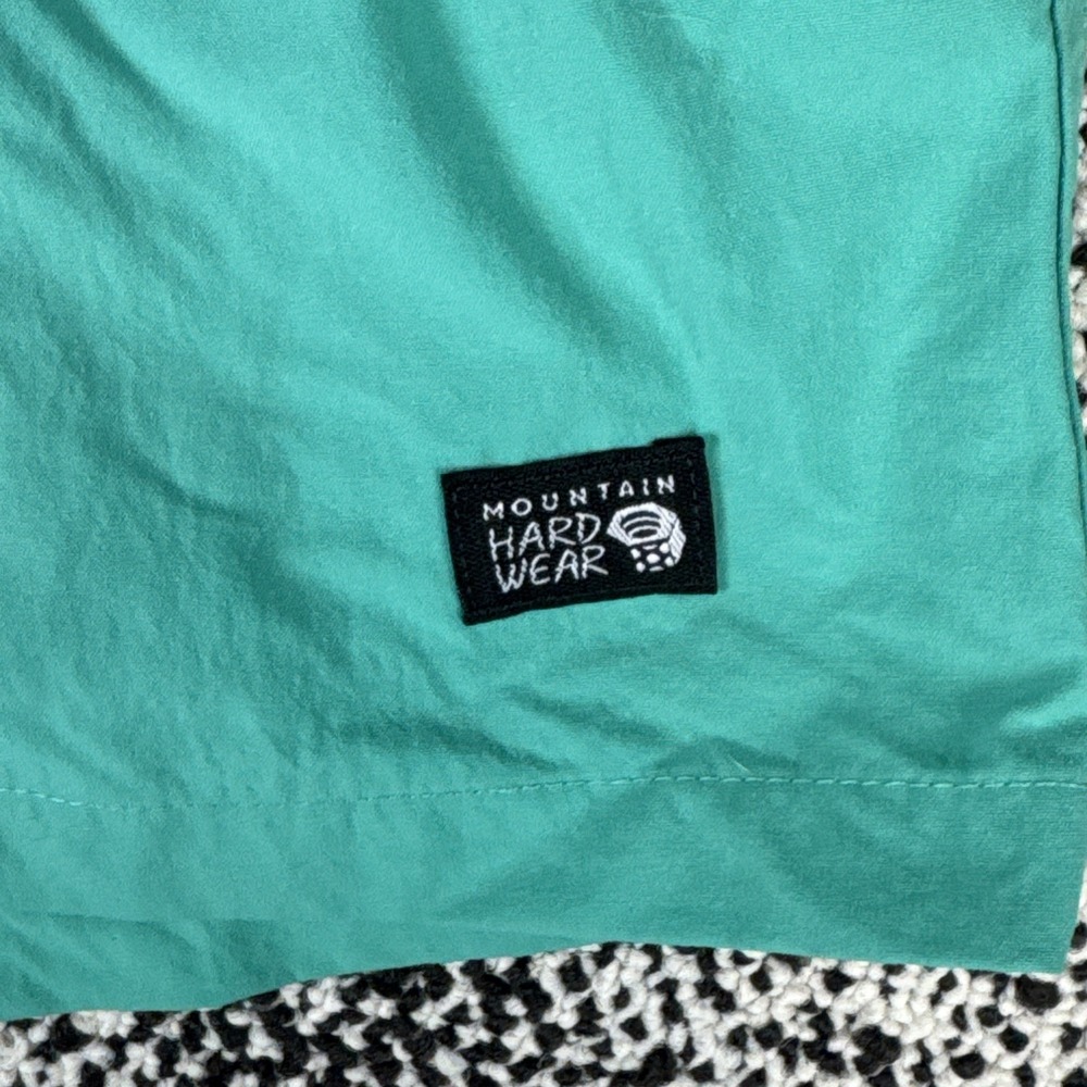 Mountain Hard Wear Running Athletic Shorts Womens Small Green Lightweight Hike - Picture 3 of 9